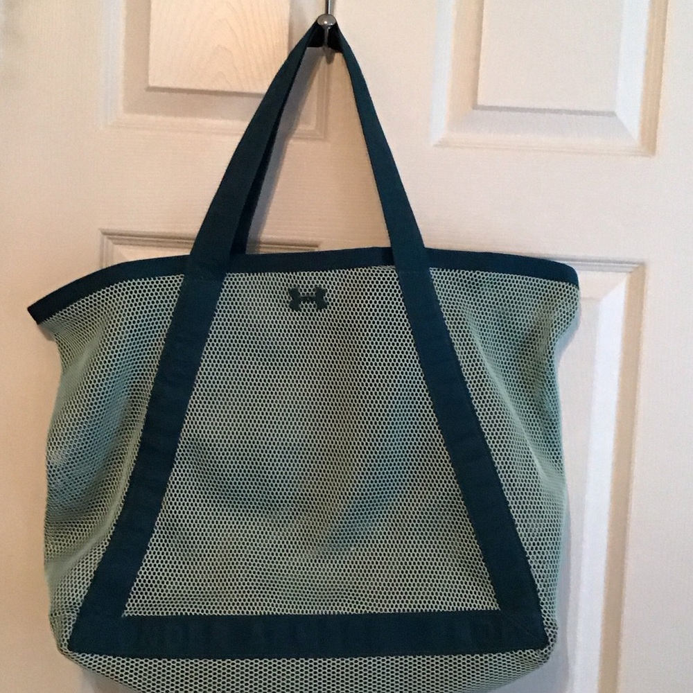 Under Armour Blue Mesh Tote Bag